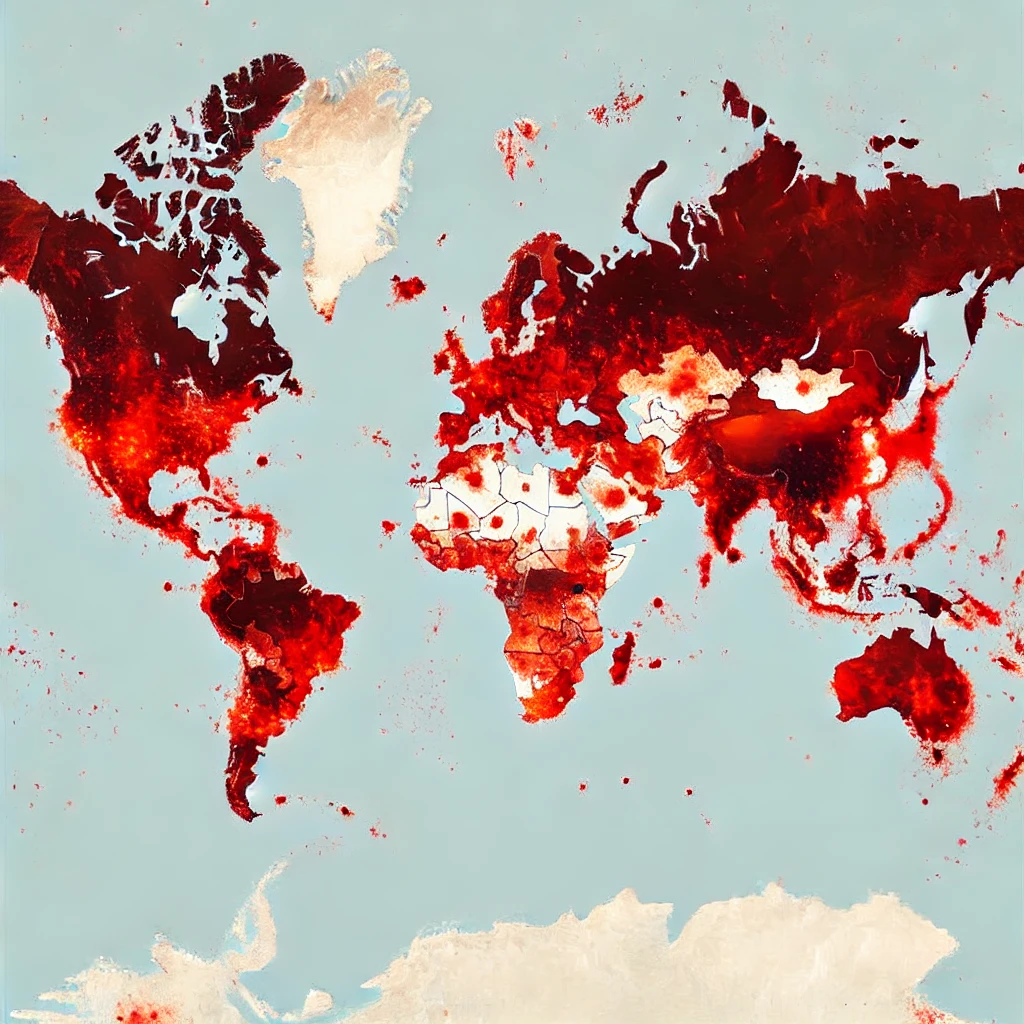 Heatmap of regions for delulu