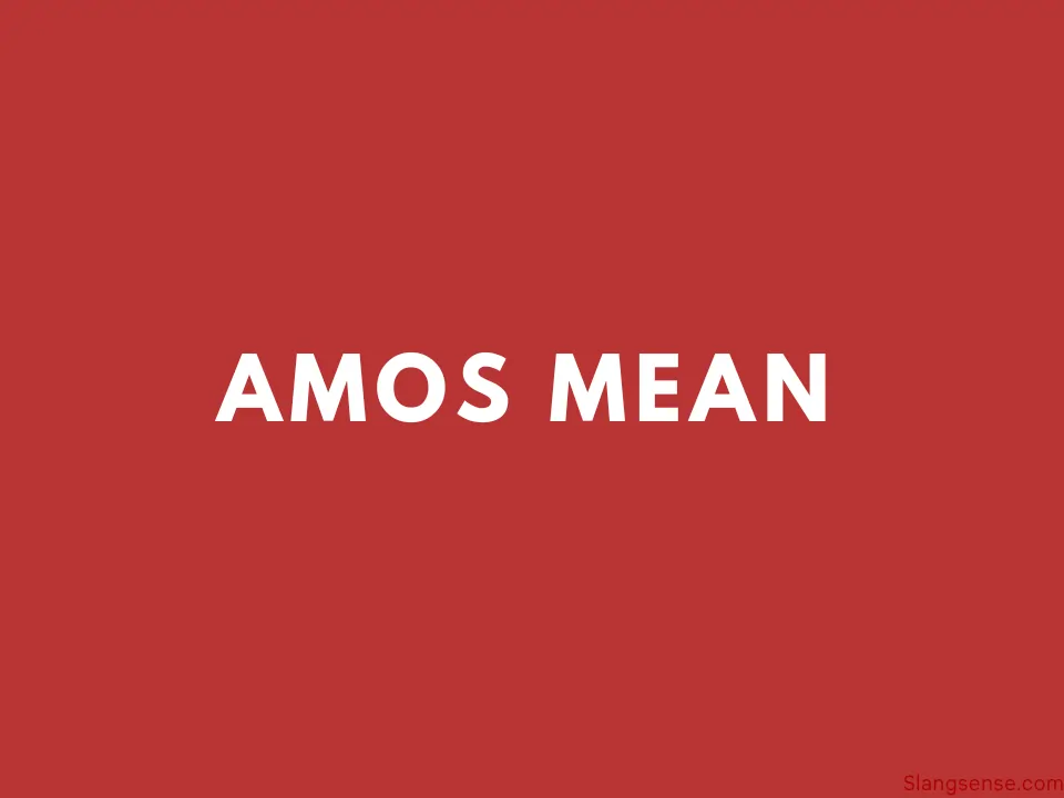 Amos Mean