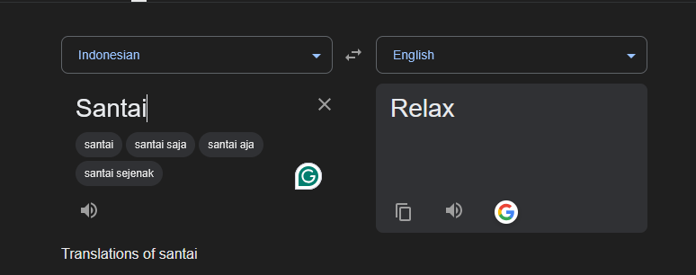 Santai Translation